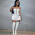 Women Sexy Cutout Eyelet Sleeveless Dress Crisscross by Ragazza