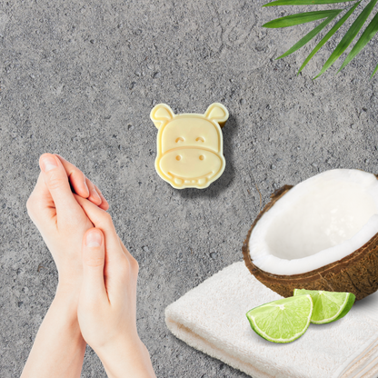 Hippo Head Shaped Lotion Bar by Hippotanicals