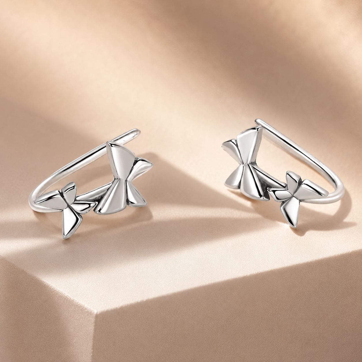 925 Sterling Silver Oxidized Earrings for Women  DestGlow