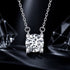 925 Sterling Silver 0.65 Carat Moissanite Necklace for Women  DestGlow