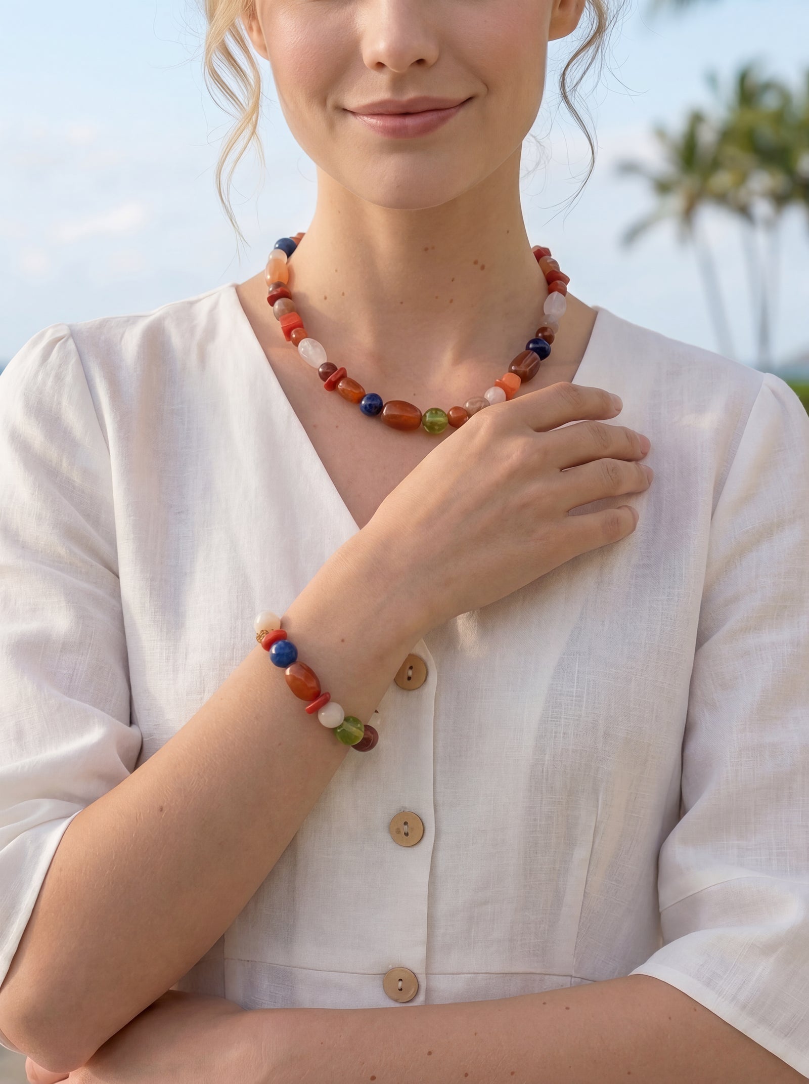 Cosmic Multicolor Beaded Jewelry by LINTICO