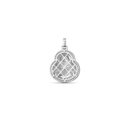 Real 925 Sterling Silver Buddha Pendant w/ Rope Chain Mens Ladies CZ Necklace - DestGlow