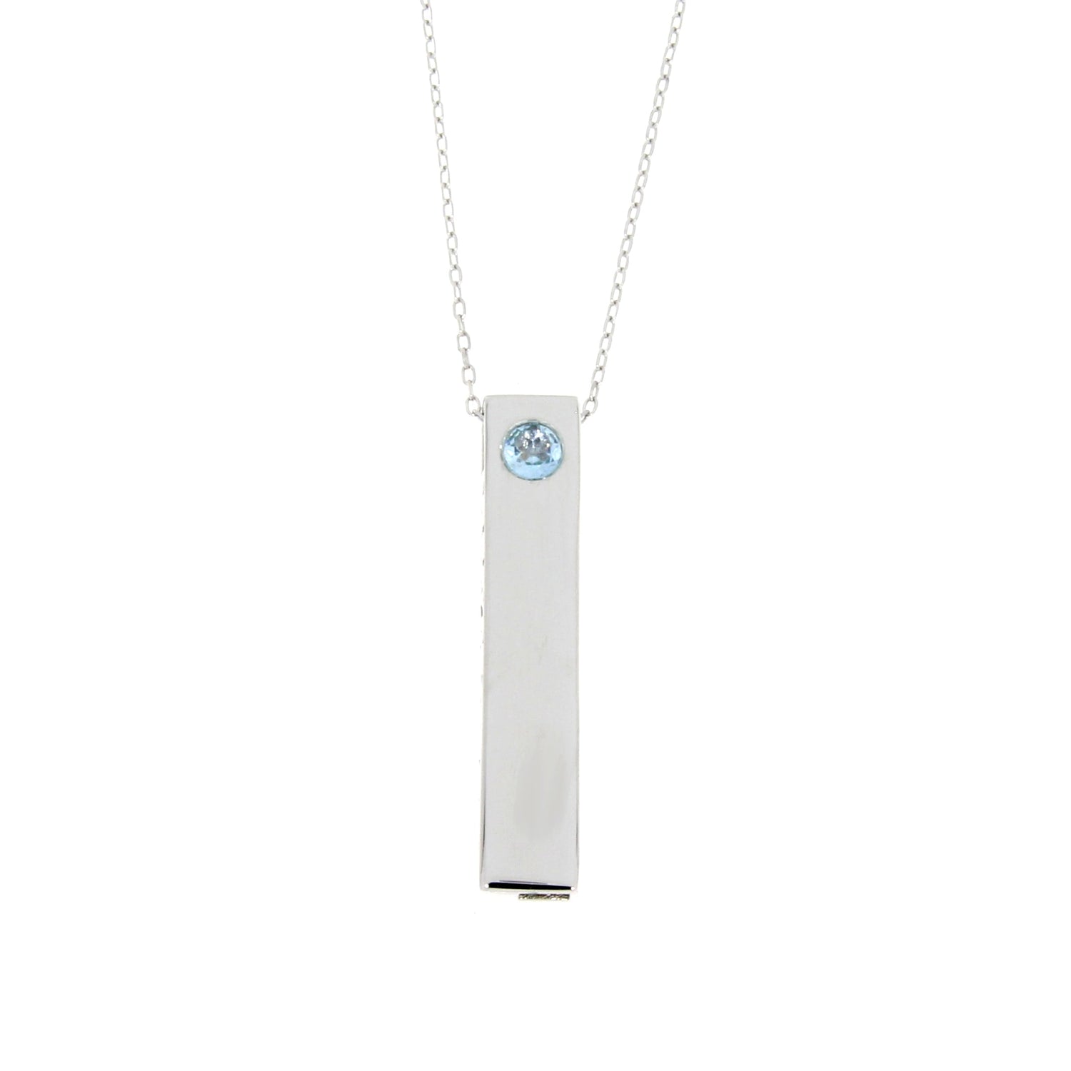 Natural Blue Topaz Fashion Pendants Sterling Silver by Bids.com