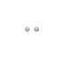 14k White Gold Round Stud Earrings (4.0 mm) by Bids.com