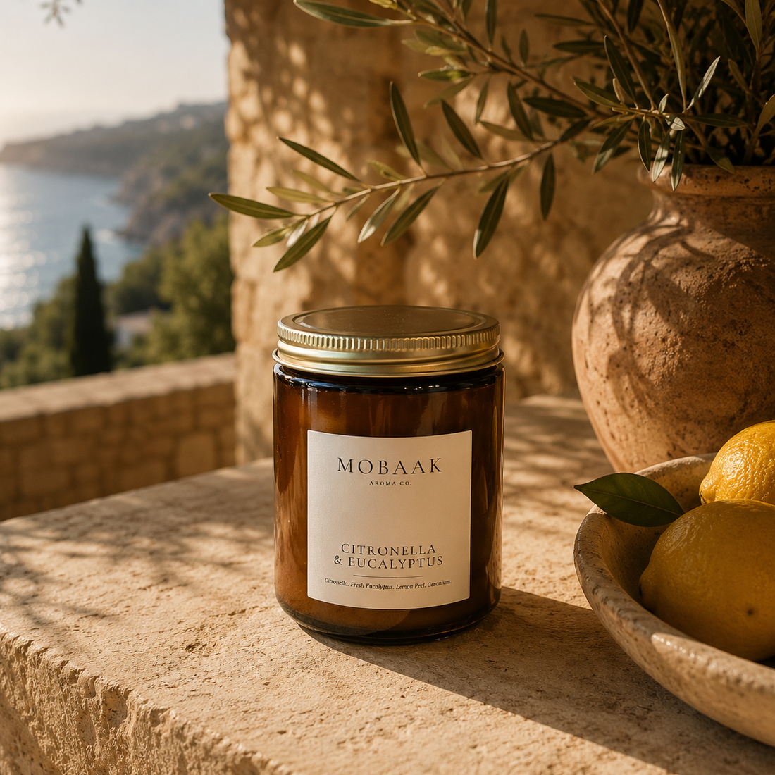 Citronella + Eucalyptus Candles by Mobaak Aromatherapy Shoppe