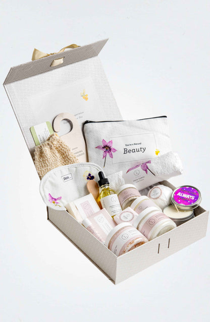A Special Day Gift, Birthday Gift Basket, Lavender Natural Bath &amp; Body