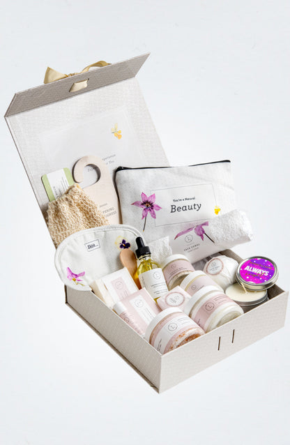A Special Day Gift, Birthday Gift Basket, Lavender Natural Bath &amp; Body  DestGlow