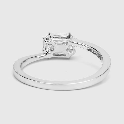 0.33 Carat Genuine White Diamond 18K White Gold Ring (F-G Color, VVS-VS Clarity) by Bids.com