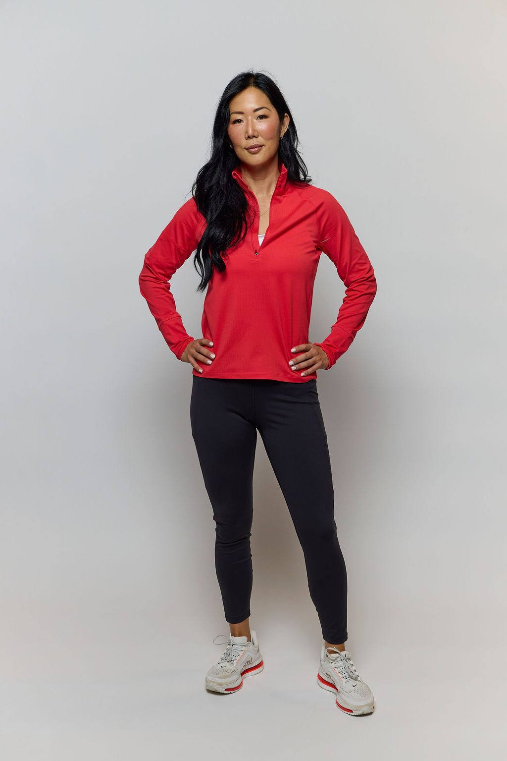Foudy Mid-Weight Long Sleeve ½ Zip Top by Goal Five