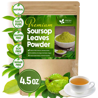 Premium Soursop Leaves Tea bags, Dried Soursop Leaves, Soursop Leaf Powder, Guanabana Leaves Tea, Hoja Guanabana Tea