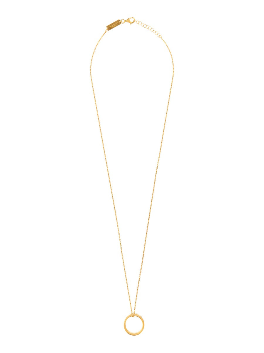 Maison Margiela Women Collana Con Anello Numerico by Luosophy