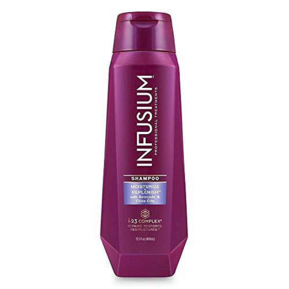 Infusium Shampoo, Moisturize + Replenish, With Avocado &amp; Olive Oils 13.5 Oz by Pasteur Pharmacy
