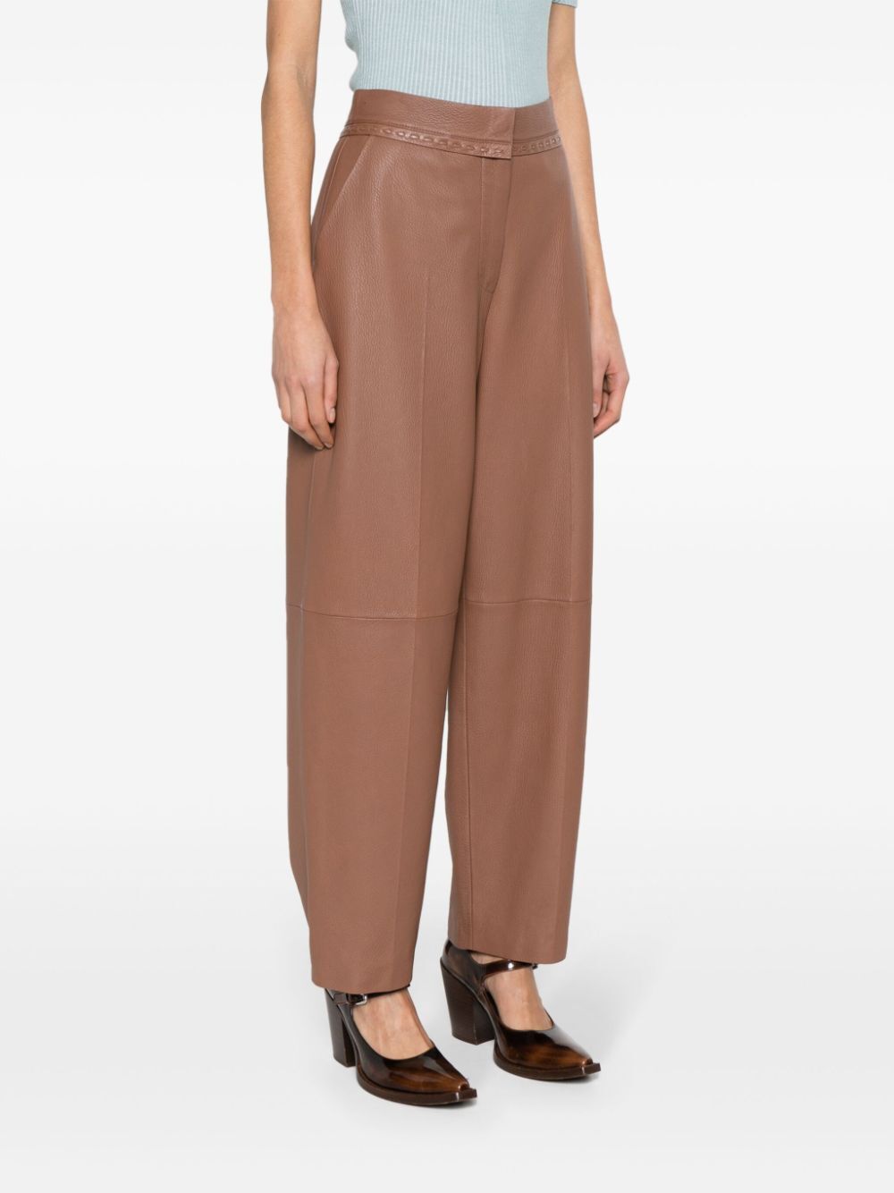 Fendi Women Pantaloni In Pelle by Luosophy