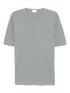 Saint Laurent Men Tonal Logo Embroidery Cotton T-Shirt by Luosophy