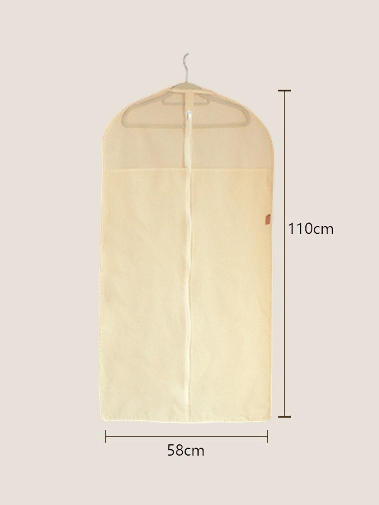 Linen Cotton Clear Window Dust-Proof Storage Bags by LINTICO