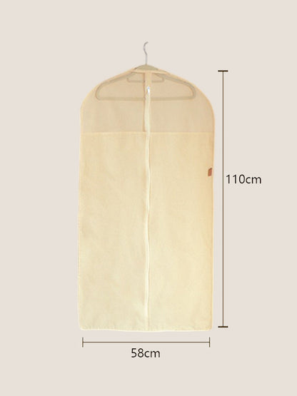 Linen Cotton Clear Window Dust-Proof Storage Bags by LINTICO