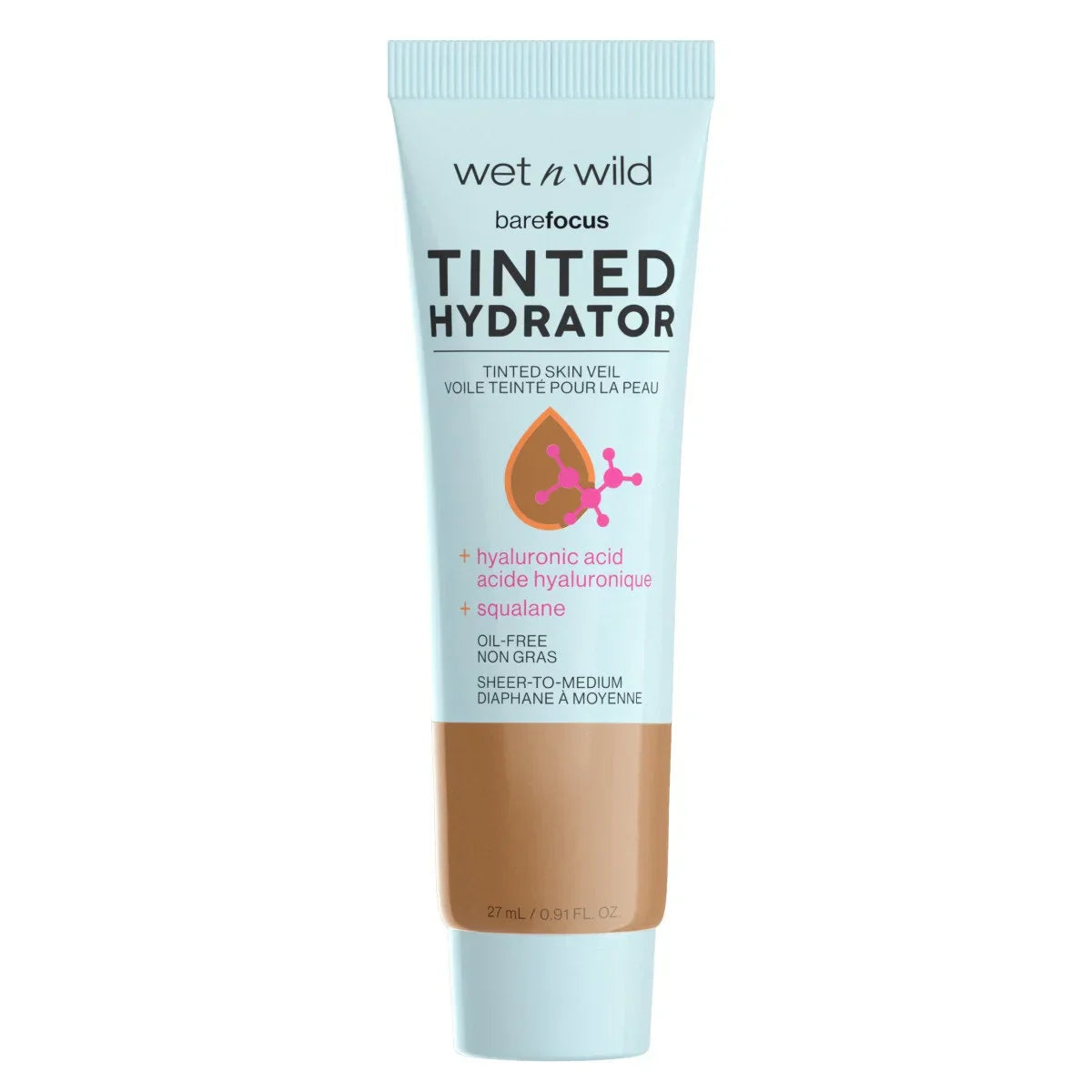 WET N WILD Bare Focus Tinted Hydrator Tinted Skin Veil - Medium Deep - DestGlow