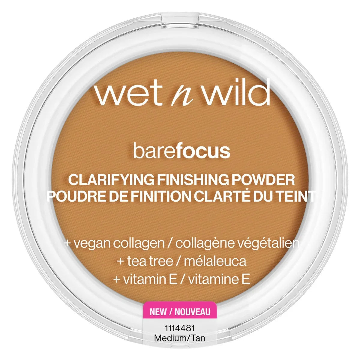 WET N WILD Bare Focus Clarifying Finishing Powder - Medium Tan - DestGlow