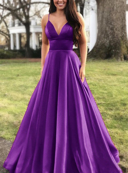 Summer Women Clothing Sexy V neck Dress Sling Solid Color Sleeveless Evening Dress by Ragazza