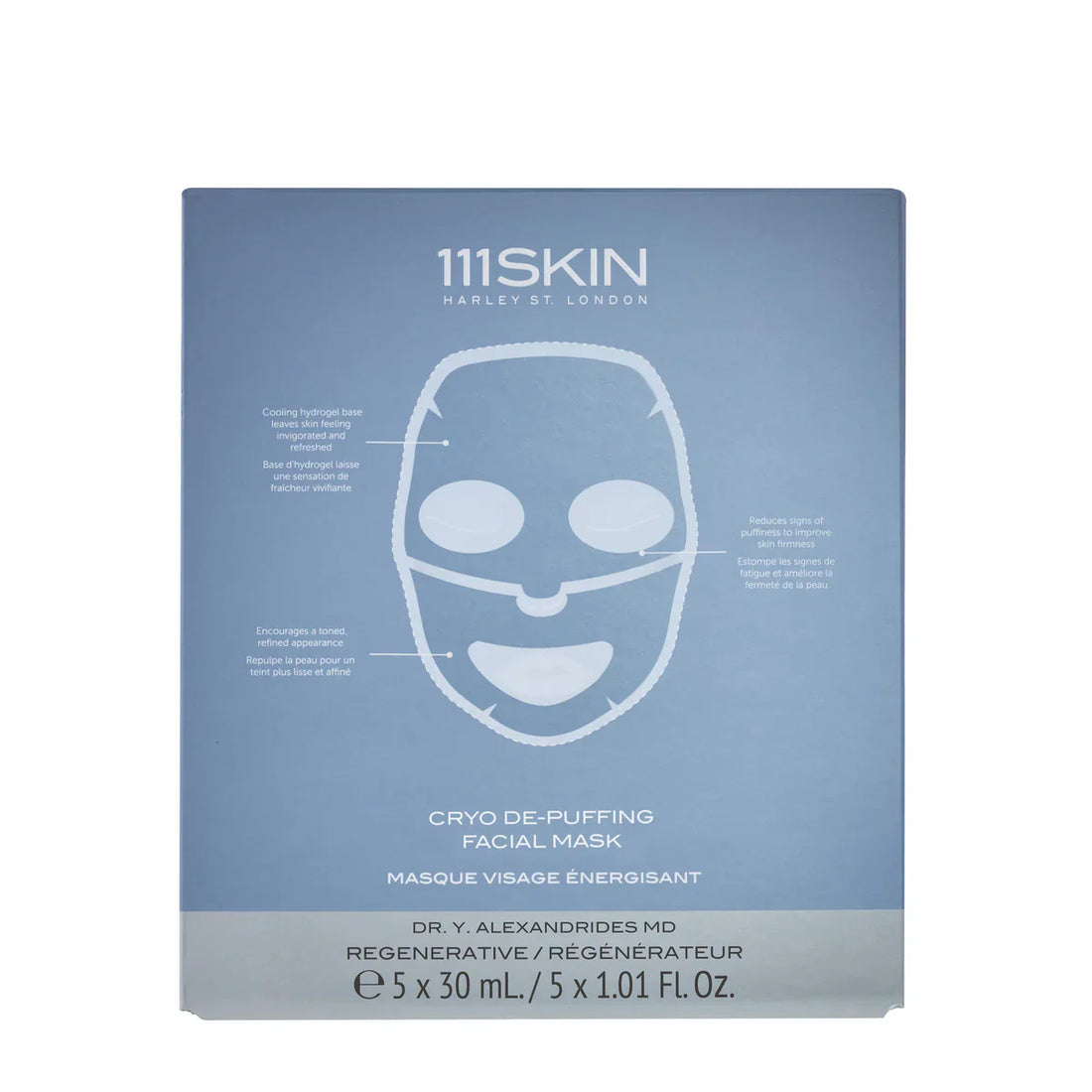 111SKIN Cryo De-Puffing Facial Mask Set Box by Nava Beauty