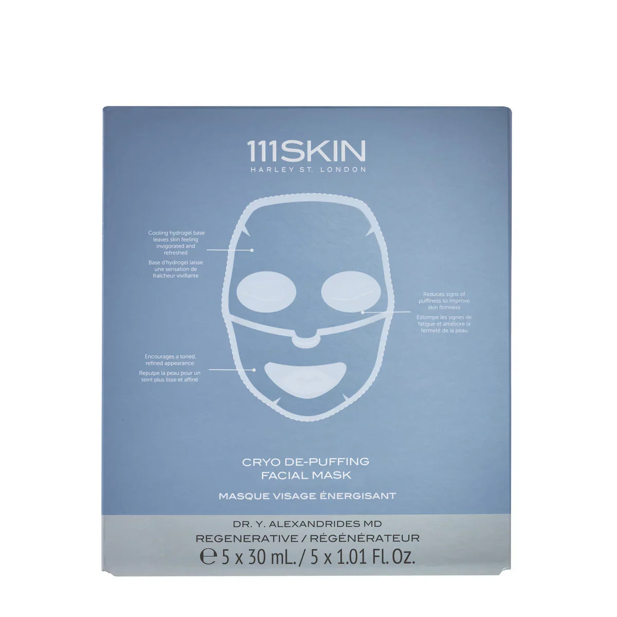 111SKIN Cryo De-Puffing Facial Mask Set Box by Nava Beauty