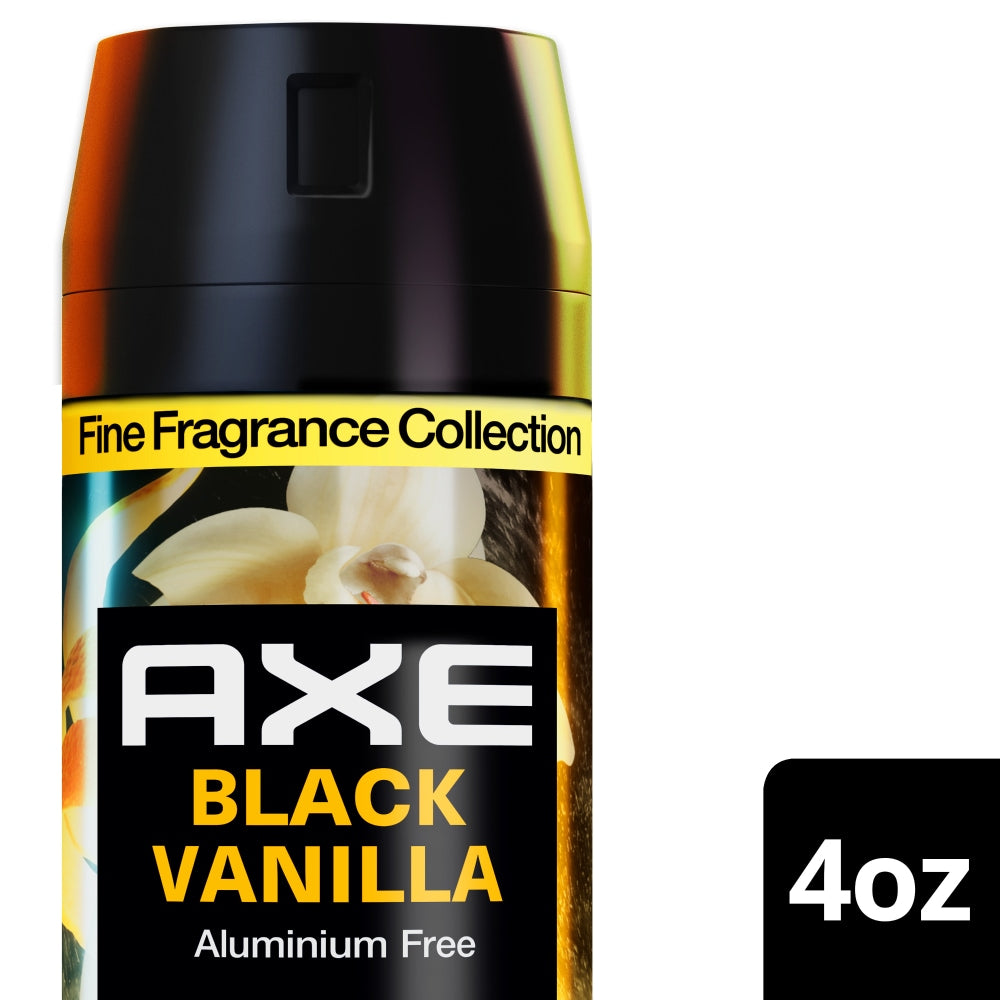 Axe Body Spray, Premium, Black Vanilla 4 Oz by Pasteur Pharmacy