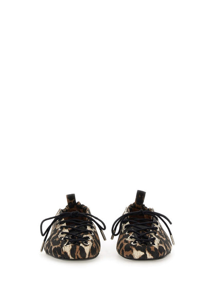 Ganni Women Ballerina Lace-Up by Luosophy
