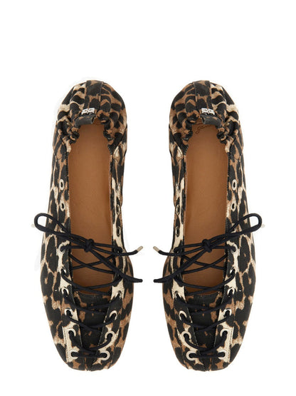 Ganni Women Ballerina Lace-Up by Luosophy