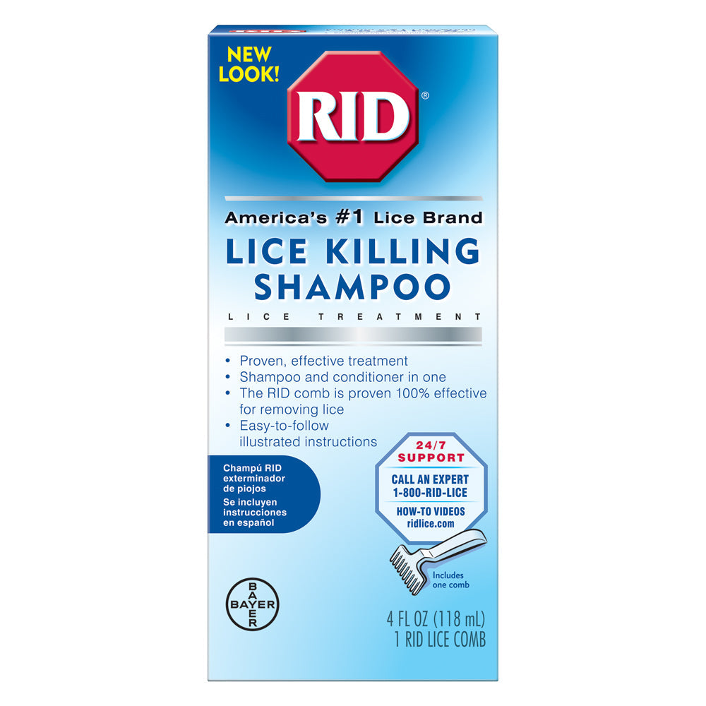 RID Lice Killing Shampoo – 4-Ounce Bottle by Pasteur Pharmacy