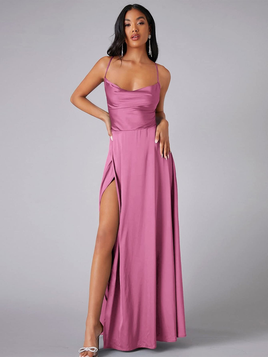 Women Clothing Sexy Slimming Slim Fit Backless Suspenders Waist Tight Formal Dress by Ragazza