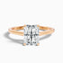 Daisy 1.5 Carat Radiant Cut Solitaire Lab Grown Diamond Ring in 18k Rose Gold  DestGlow