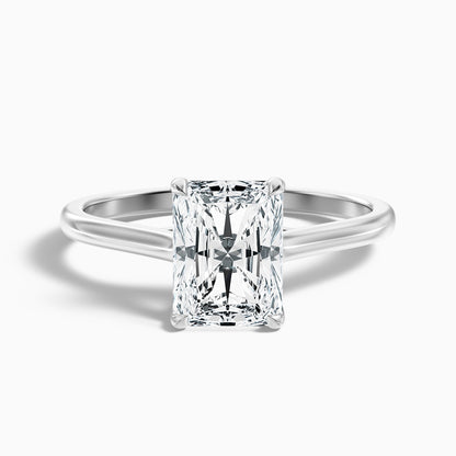 Daisy 4.5 Carat Radiant Cut Solitaire Lab Grown Diamond Ring in 10k Yellow Gold