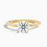 Diana 1.5 Carat Round Solitaire Lab Grown Diamond Ring in 14k Yellow Gold  DestGlow