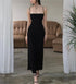 Sexy Suspenders Backless Thin Glittering Hollow Out Cutout Dress Summer Sexy High Grade Dress for Women by Ragazza