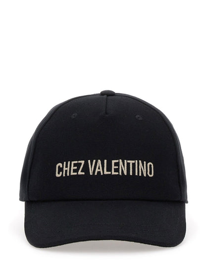 Valentino Garavani Men "Chez Valentine" Baseball Hat by Luosophy