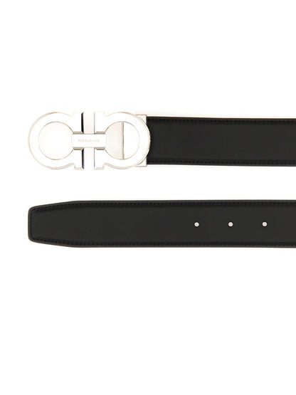 Ferragamo Men Cintura In Pelle