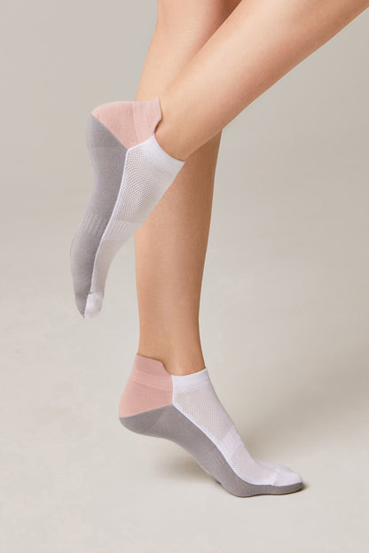 Cotton Ankle Socks Conte Active - With a "Tongue" 393 - DestGlow