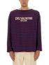 Valentino Men Long Sleeve T-Shirt With "Chez Valentino" Print by Luosophy