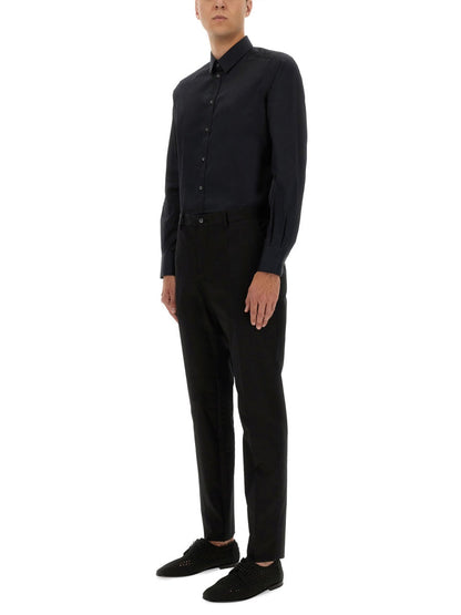 Dolce &amp; Gabbana Men Gold Fit Cotton Shirt by Luosophy