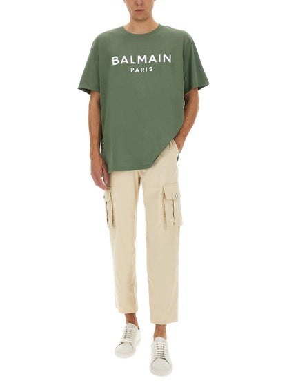 Balmain Men Cotton Cargo Pants by Luosophy
