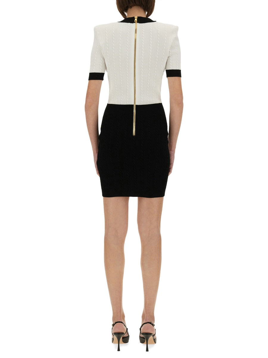 Balmain Women Two-Tone "Bodycon" Dress by Luosophy