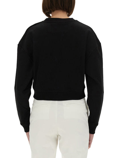 Balmain Women Sweatshirt With Logo Print by Luosophy