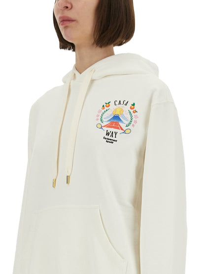 Casablanca Women "Casaway Mountain" Sweatshirt by Luosophy