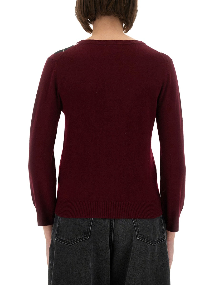 Ganni Women Jacquard Cashmere Cardigan by Luosophy