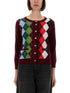 Ganni Women Jacquard Cashmere Cardigan by Luosophy