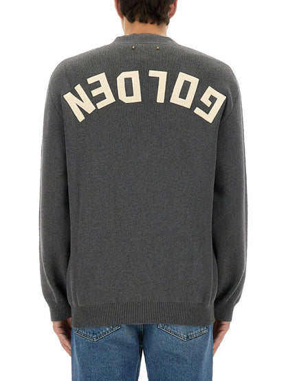 Golden Goose Men Logo Lapel Cardigan