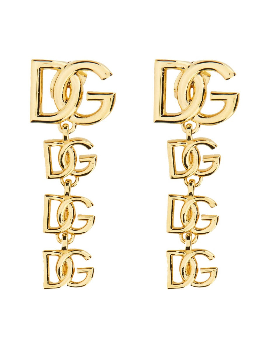 Dolce &amp; Gabbana Women Dg Logo Long Earrings by Luosophy