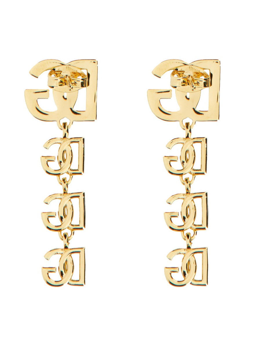 Dolce &amp; Gabbana Women Dg Logo Long Earrings by Luosophy