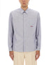 Valentino Men Striped Cotton Shirt by Luosophy