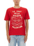Valentino Men T-Shirt With "Chat De La Maison" Print by Luosophy